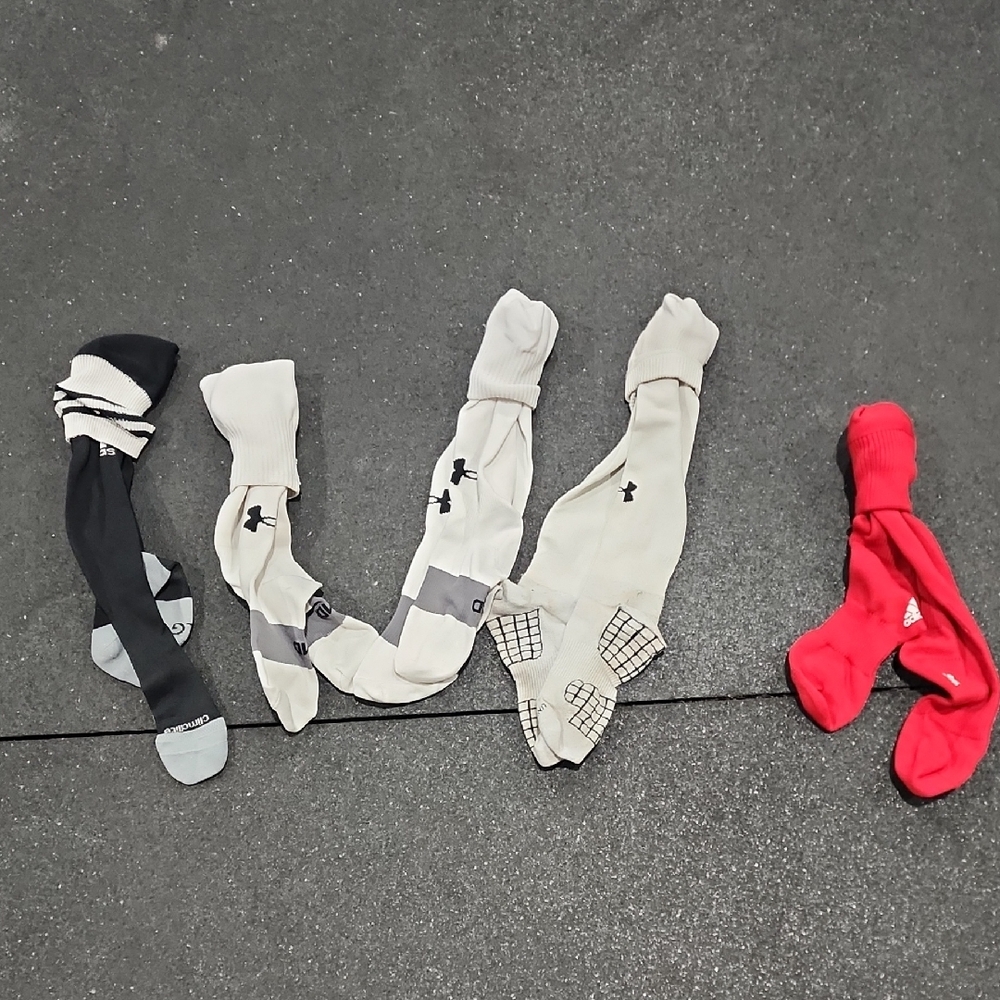 Men's Assorted Socks - Black, Gray, Red